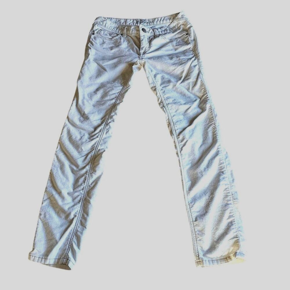 Free People white mini corduroy skinny jeans